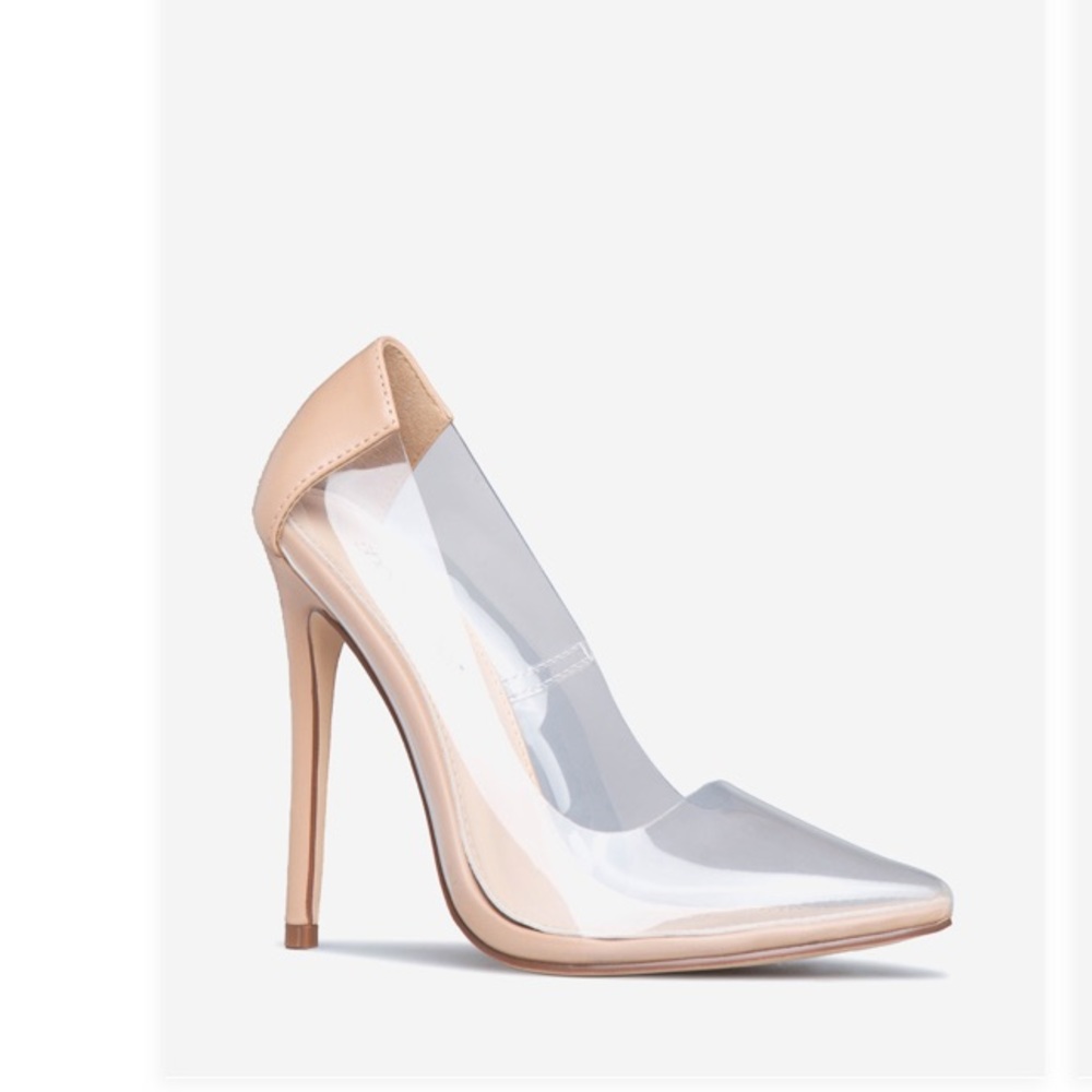 ShoeDazzle Transparent Heel